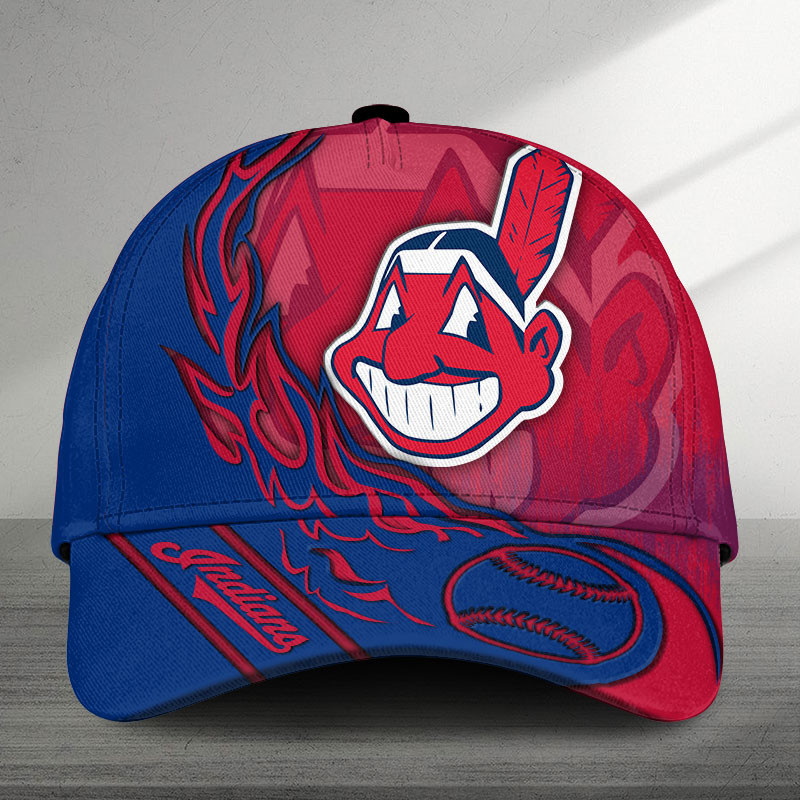 MLB Cleveland Indians Personalized Cap Custom Name For Fan