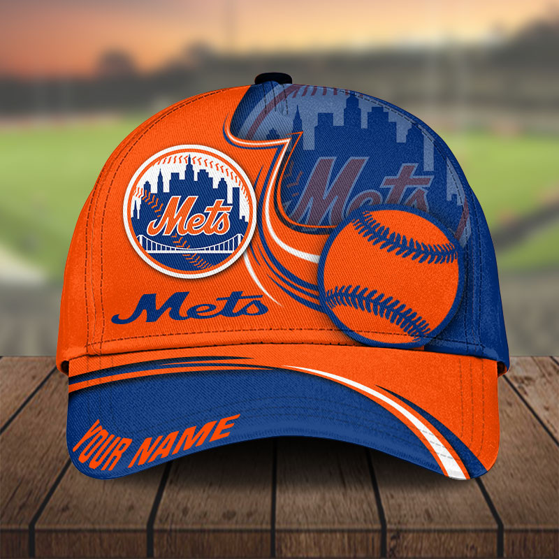 MLB New York Mets Personalized Cap Custom Name For Fan
