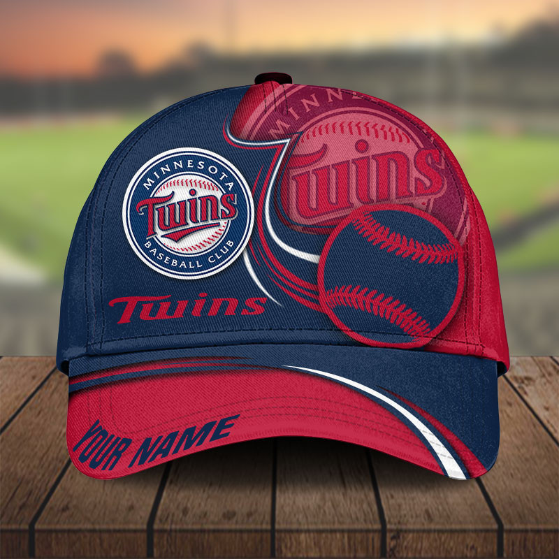 MLB Minnesota Twins Personalized Cap Custom Name For Fan
