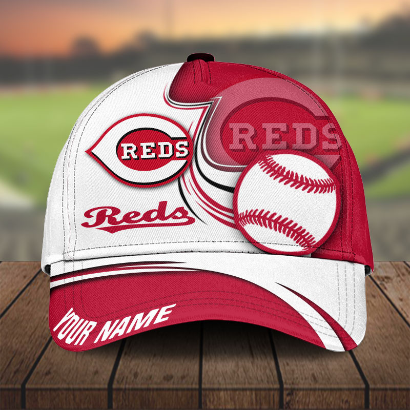 MLB Cincinnati Reds Personalized Cap Custom Name For Fan