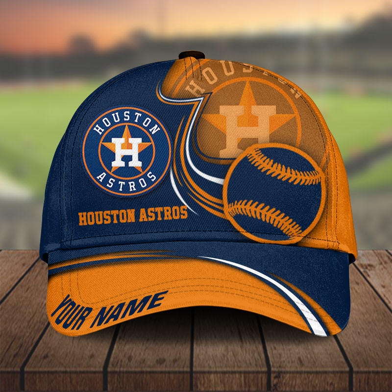 MLB Houston Astros Personalized Cap Custom Name For Fan