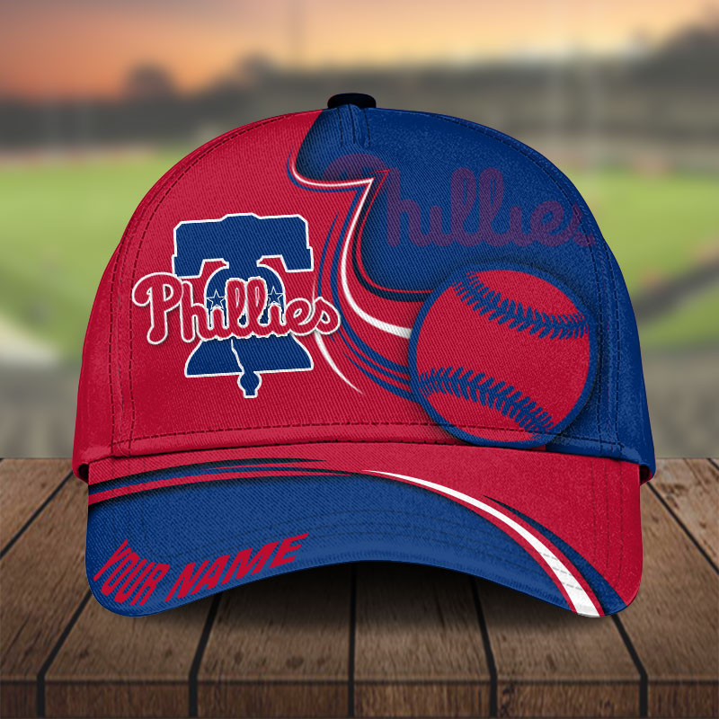 MLB Philadelphia Phillies Personalized Cap Custom Name For Fan