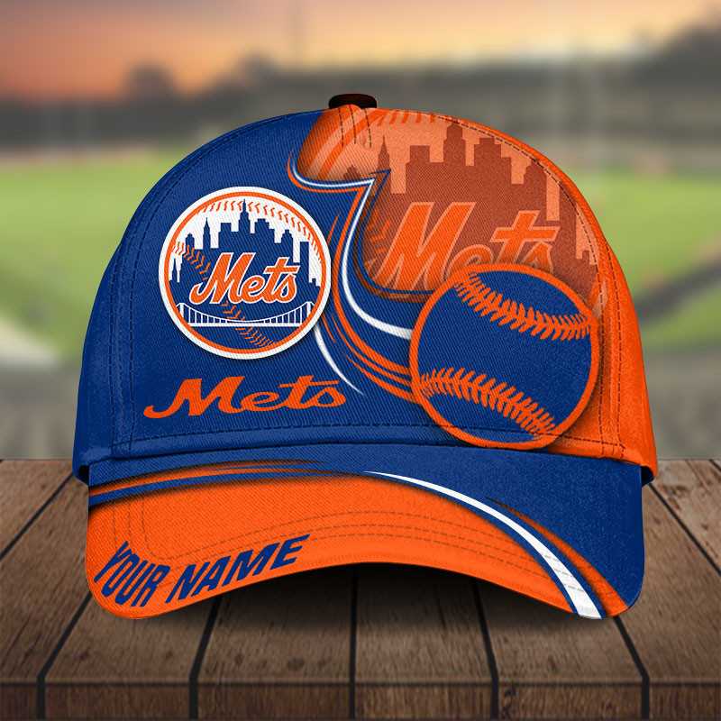 MLB New York Mets Personalized Cap Custom Name For Fan