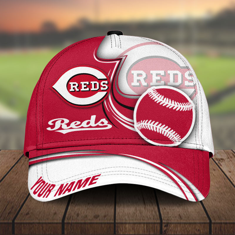 MLB Cincinnati Reds Personalized Cap Custom Name For Fan