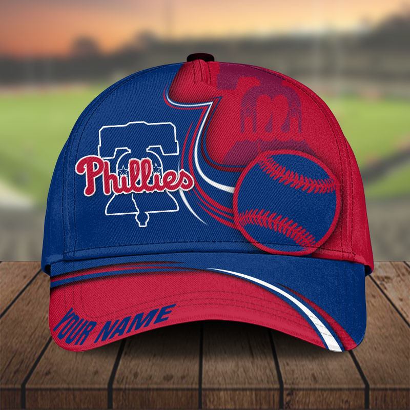 MLB Philadelphia Phillies Personalized Cap Custom Name For Fan