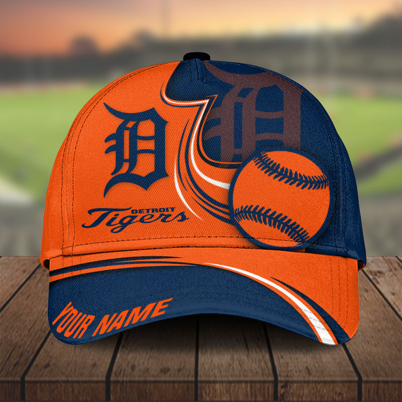 MLB Detroit Tigers Personalized Cap Custom Name For Fan