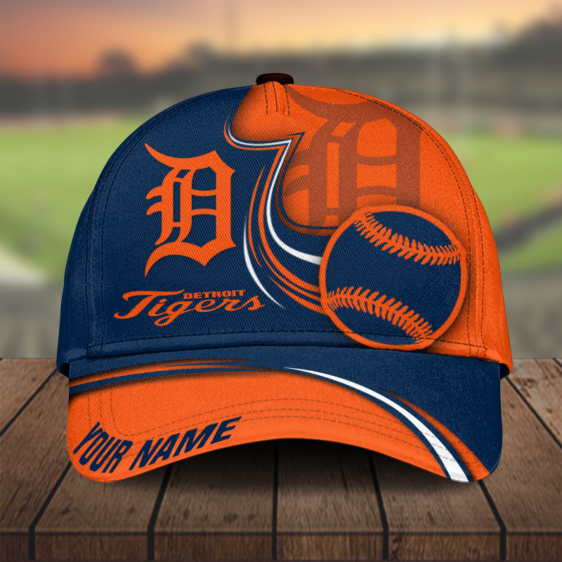MLB Detroit Tigers Personalized Cap Custom Name For Fan