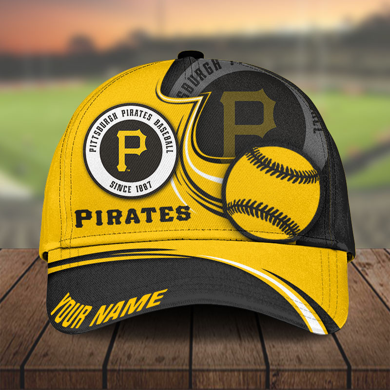 MLB Pittsburgh Pirates Personalized Cap Custom Name For Fan