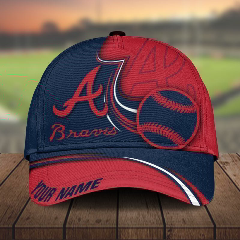 MLB Atlanta Braves Personalized Cap Custom Name For Fan