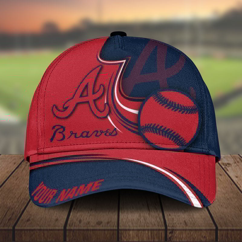 MLB Atlanta Braves Personalized Cap Custom Name For Fan