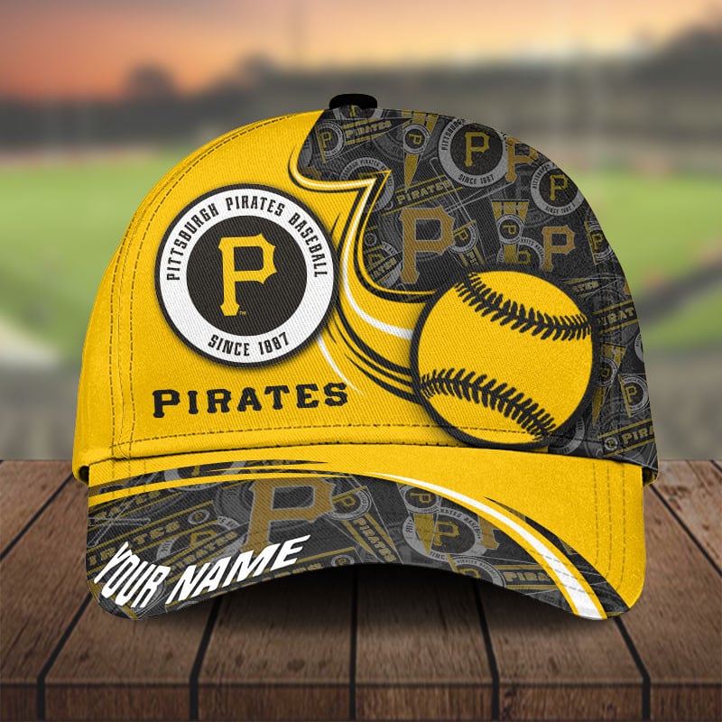 MLB Pittsburgh Pirates Personalized Cap Custom Name For Fan