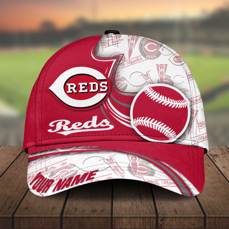 MLB Cincinnati Reds Personalized Cap Custom Name For Fan