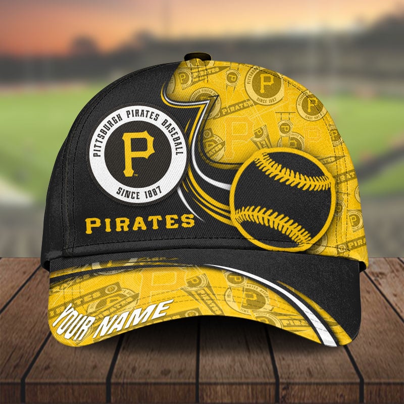 MLB Pittsburgh Pirates Personalized Cap Custom Name For Fan