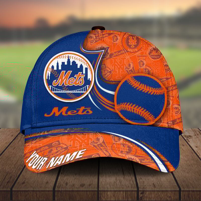 MLB New York Mets Personalized Cap Custom Name For Fan