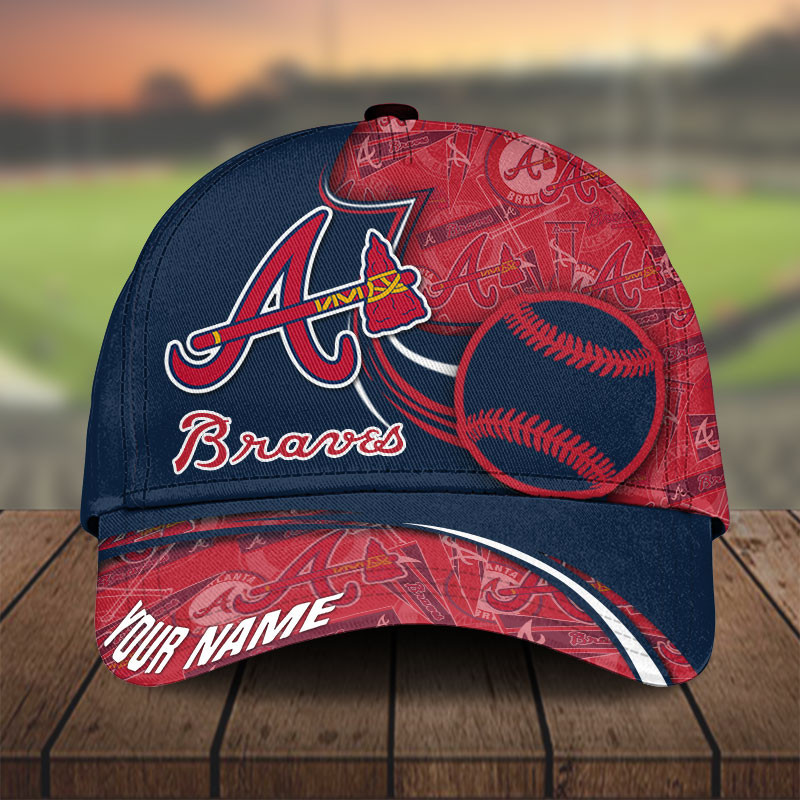 MLB Atlanta Braves Personalized Cap Custom Name For Fan