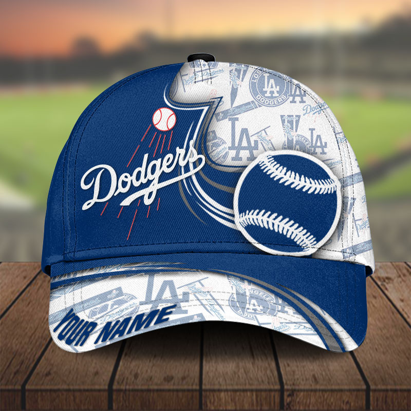 MLB Los Angeles Dodgers Personalized Cap Custom Name For Fan