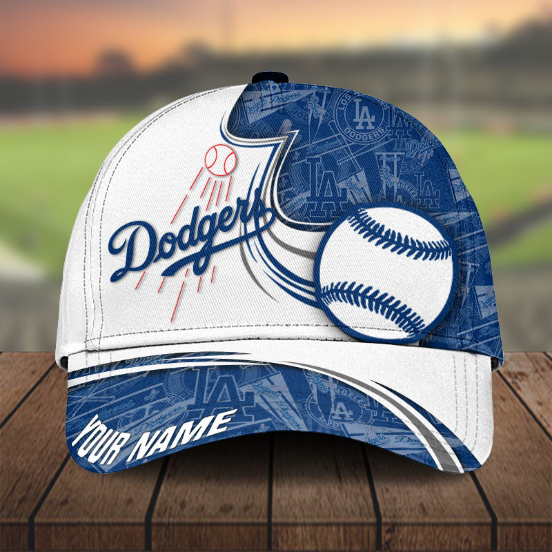 MLB Los Angeles Dodgers Personalized Cap Custom Name For Fan