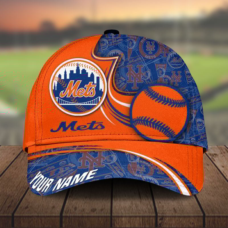 MLB New York Mets Personalized Cap Custom Name For Fan