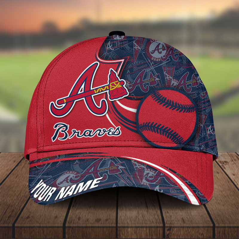 MLB Atlanta Braves Personalized Cap Custom Name For Fan