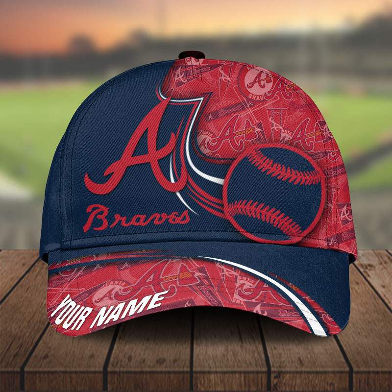 MLB Atlanta Braves Personalized Cap Custom Name For Fan