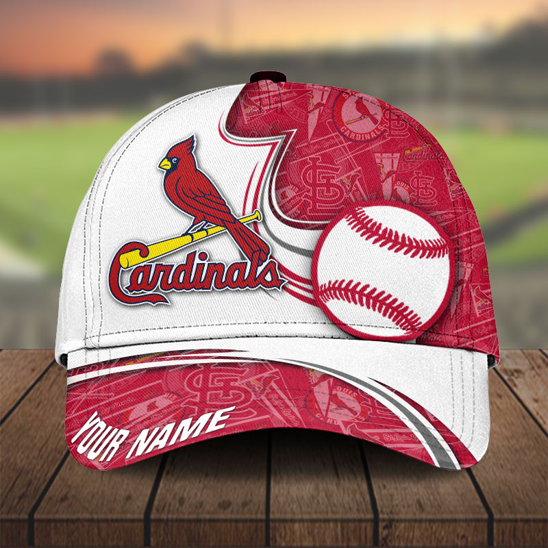 MLB St. Louis Cardinals Personalized Cap Custom Name For Fan