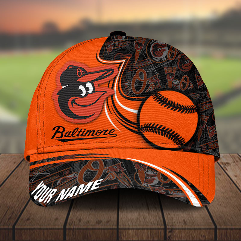 MLB Baltimore Orioles Personalized Cap Custom Name For Fan