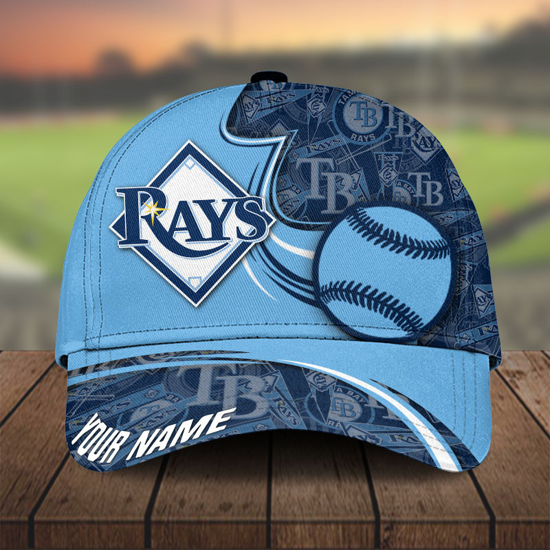 MLB Tampa Bay Rays Personalized Cap Custom Name For Fan