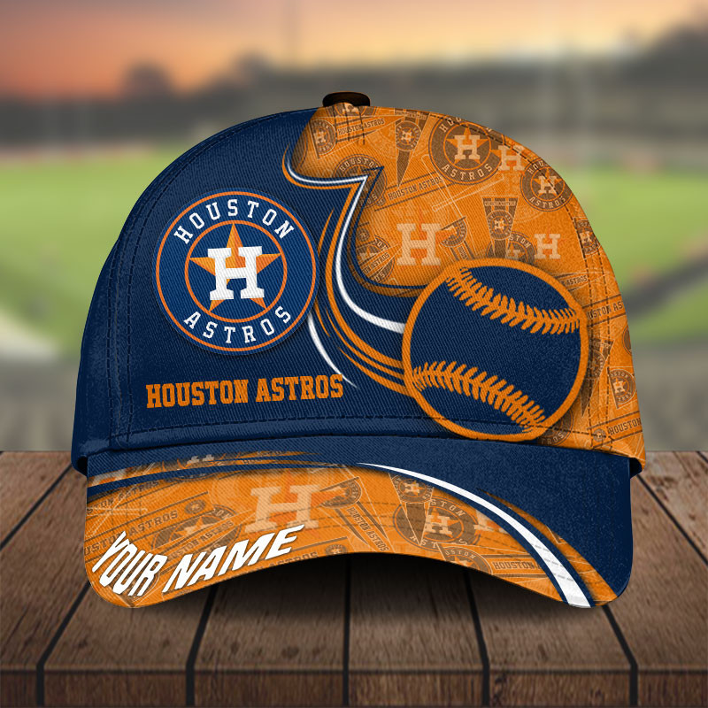 MLB Houston Astros Personalized Cap Custom Name For Fan
