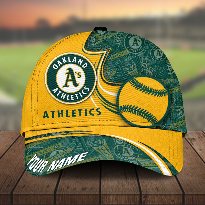 MLB Oakland Athletics Personalized Cap Custom Name For Fan
