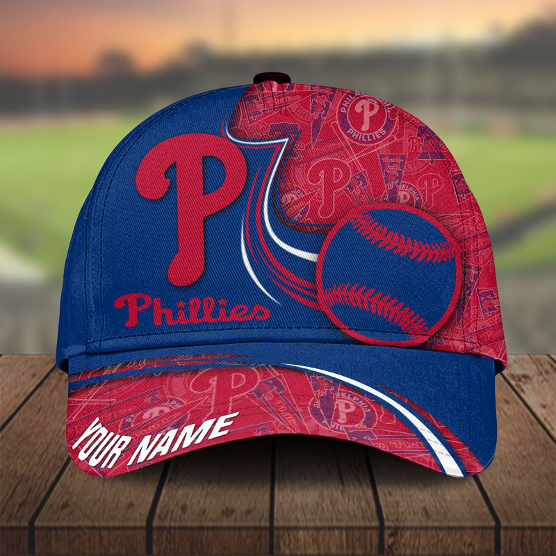 MLB Philadelphia Phillies Personalized Cap Custom Name For Fan