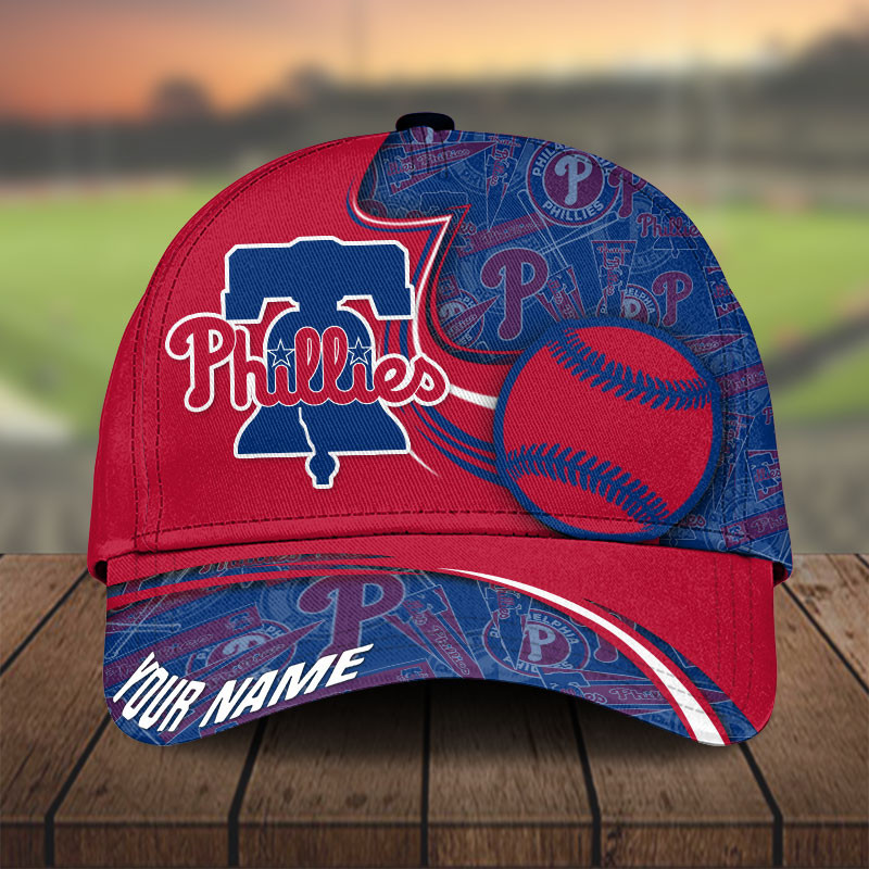 MLB Philadelphia Phillies Personalized Cap Custom Name For Fan