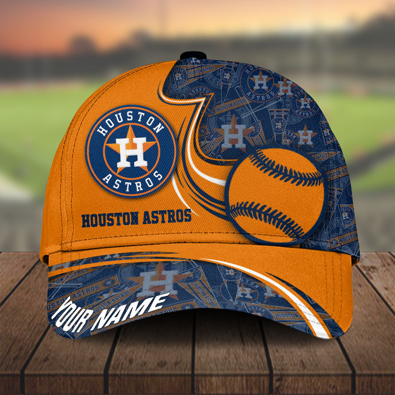 MLB Houston Astros Personalized Cap Custom Name For Fan