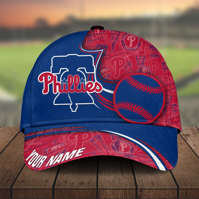 MLB Philadelphia Phillies Personalized Cap Custom Name For Fan