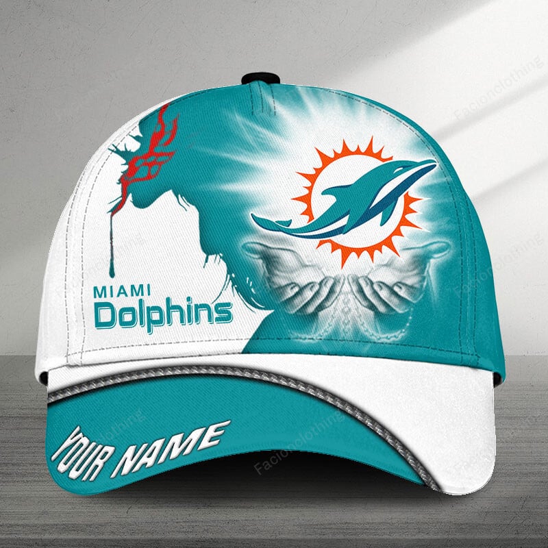 NFL Miami Dolphins Personalized Cap For Fan