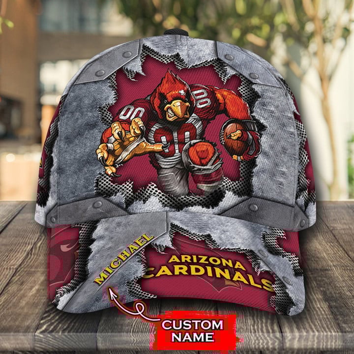 NFL Arizona Cardinals 3D Personalized Classic Cap