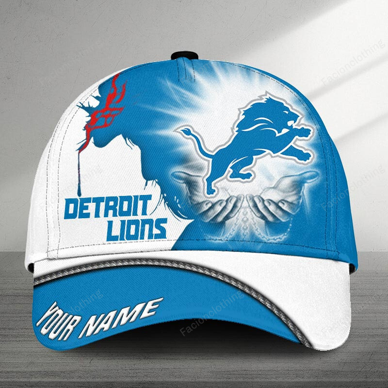 NFL Detroit Lions Personalized Cap For Fan