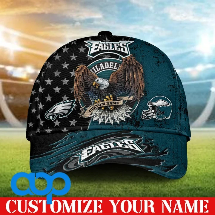 NFL Philadelphia Eagles 3D Personalized Classic Cap