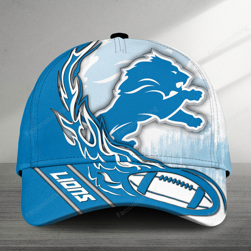 NFL Detroit Lions Personalized Cap For Fan