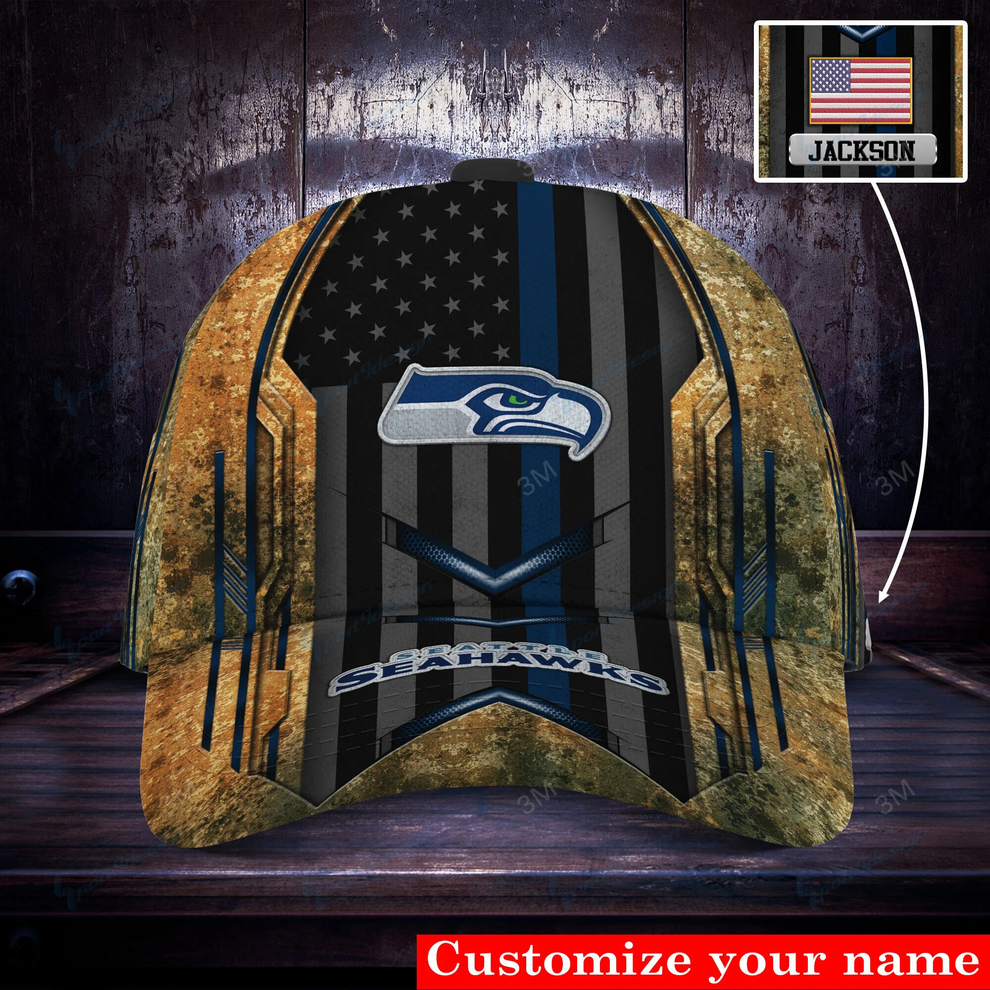 NFL Seattle Seahawks Classic Cap For Fan