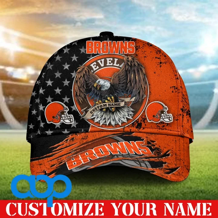 Cleveland Browns 3D Personalized Classic Cap