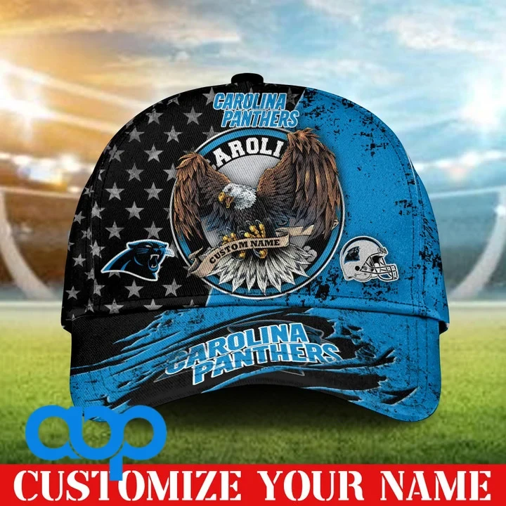 Carolina Panthers 3D Personalized Classic Cap