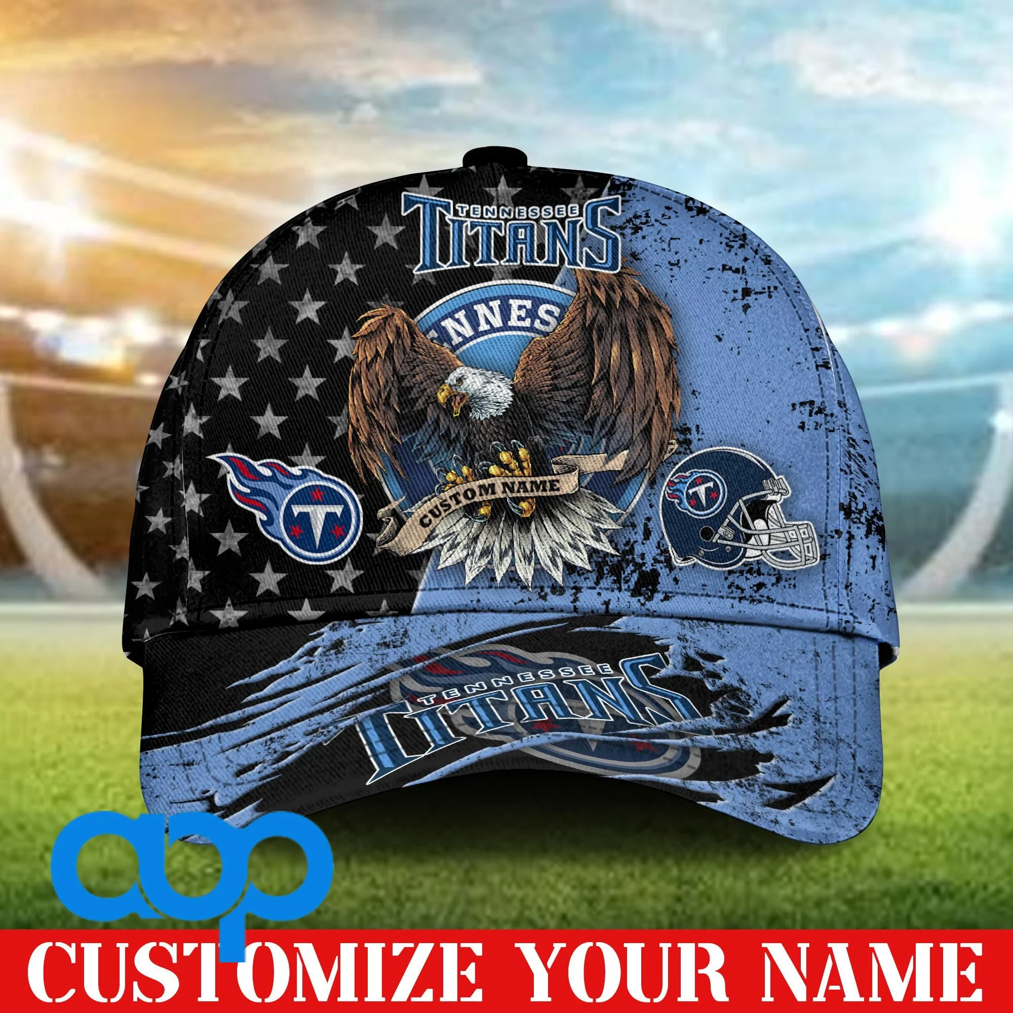 Tennessee Titans 3D Personalized Classic Cap