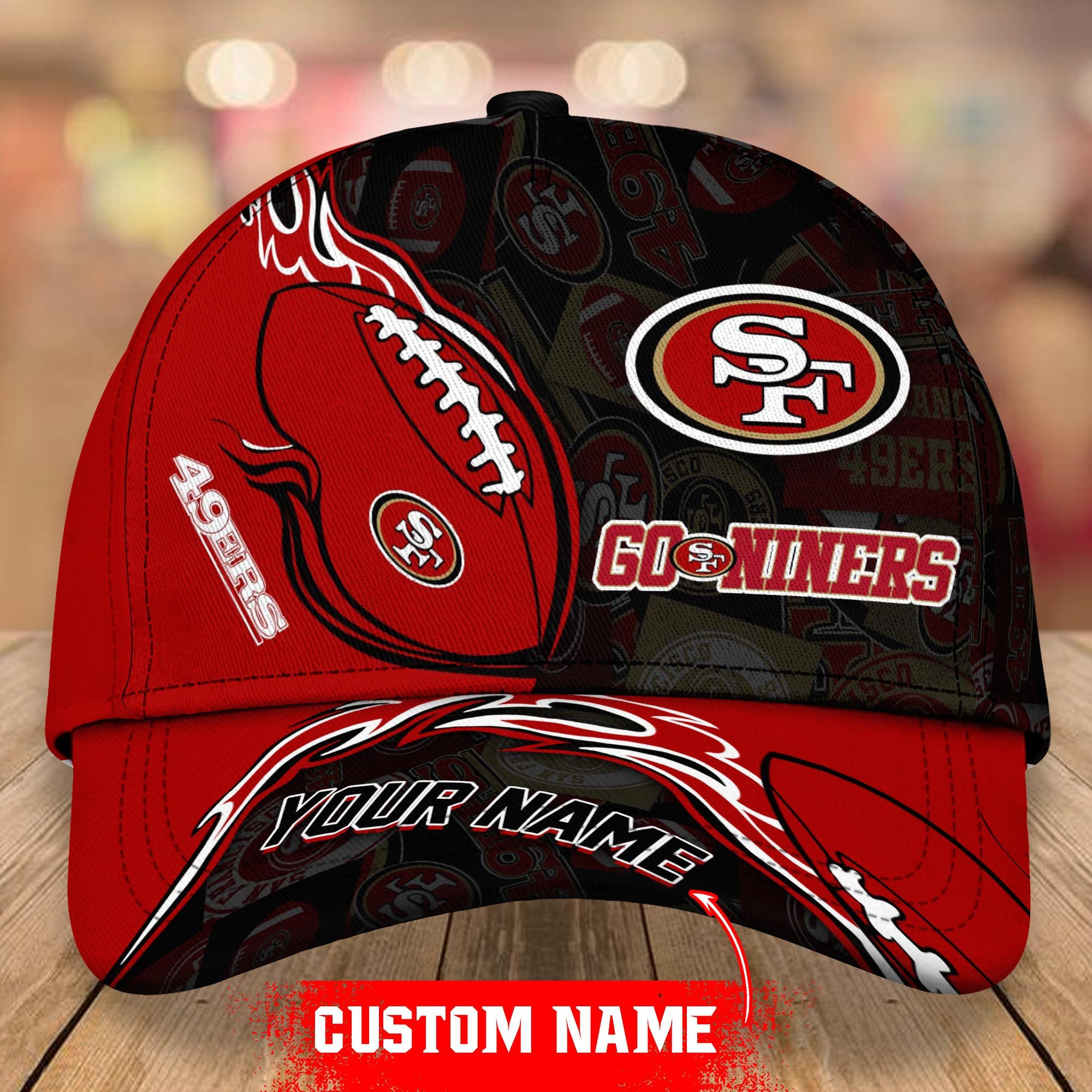 NFL San Francisco 49ers Classic Personalized Cap Custom Name For Fan