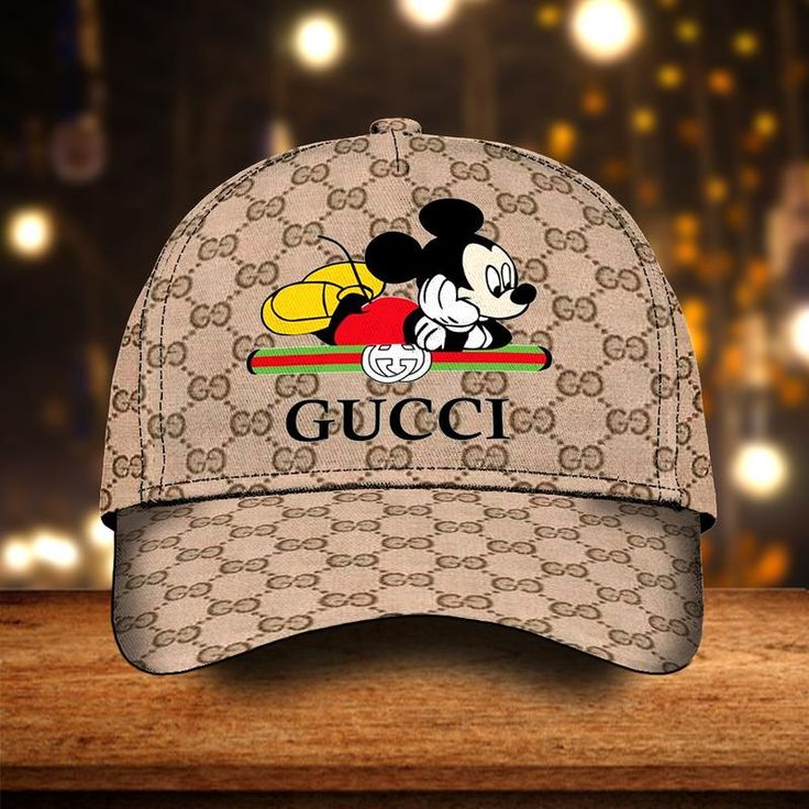 Gucci Mickey Mouse Hat Classic Cap Luxury For Men Women