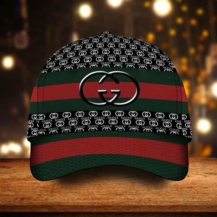 Gucci Black Stripe Hat Classic Cap Luxury For Men Women