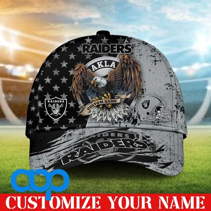 Las Vegas Raiders 3D Personalized Classic Cap