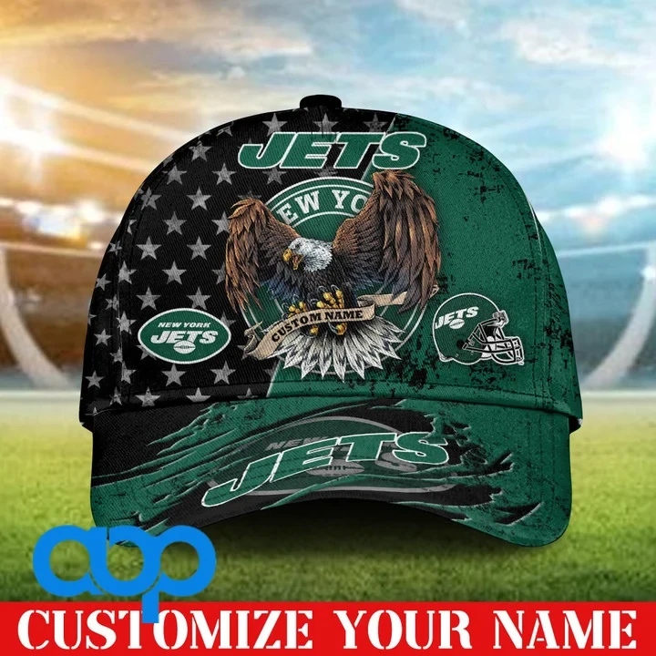 New York Jets 3D Personalized Classic Cap