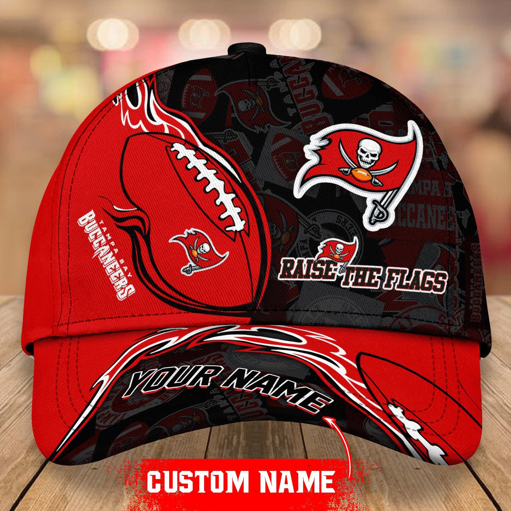 NFL Tampa Bay Buccaneers Classic Personalized Cap Custom Name For Fan