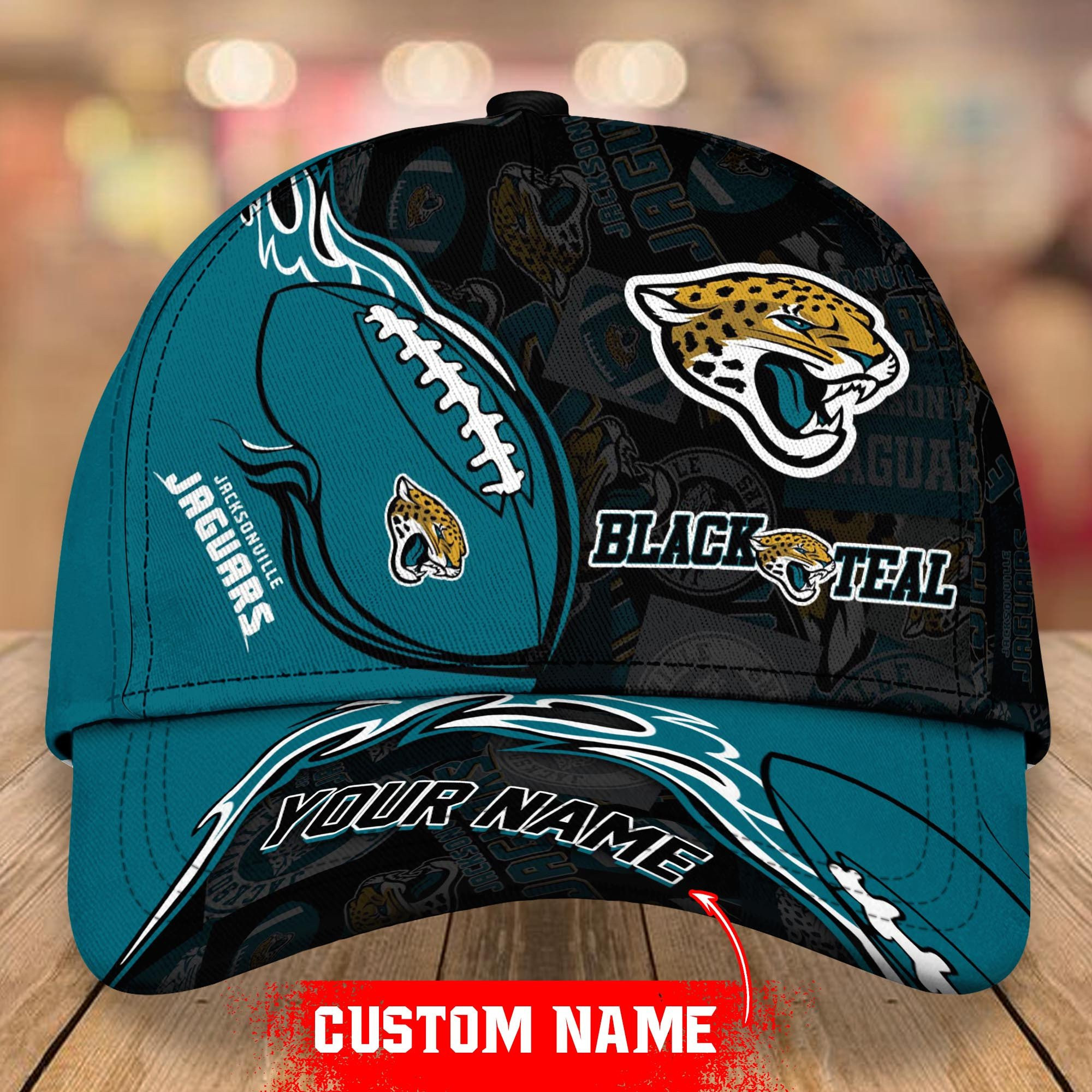 NFL Jacksonville Jaguars Classic Personalized Cap Custom Name For Fan
