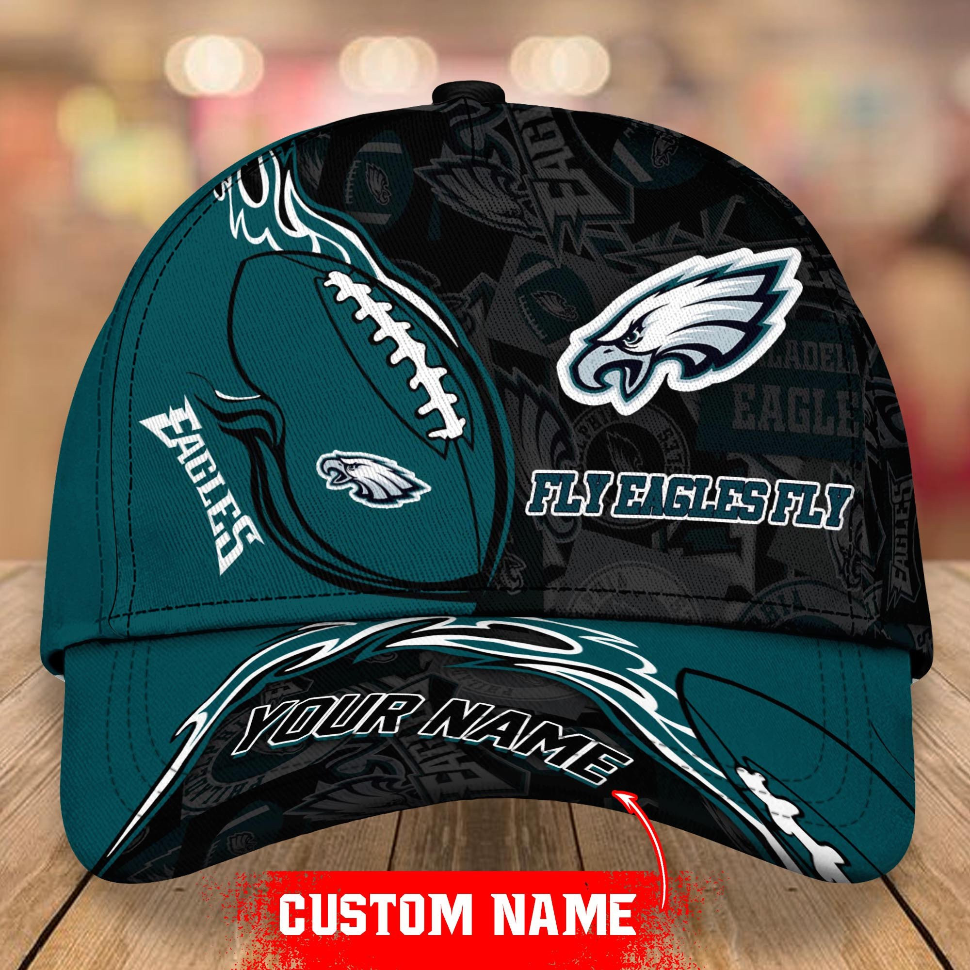 NFL Philadelphia Eagles Classic Personalized Cap Custom Name For Fan
